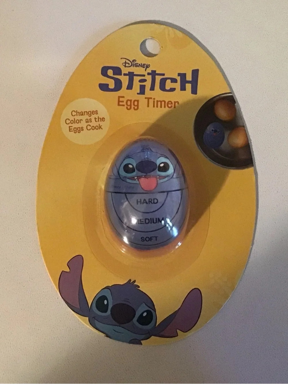 Disney Stitch Yellow Egg Timer